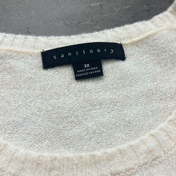 NWT Sanctuary pretty pleats soft sweater 3X - Picture 4 of 7